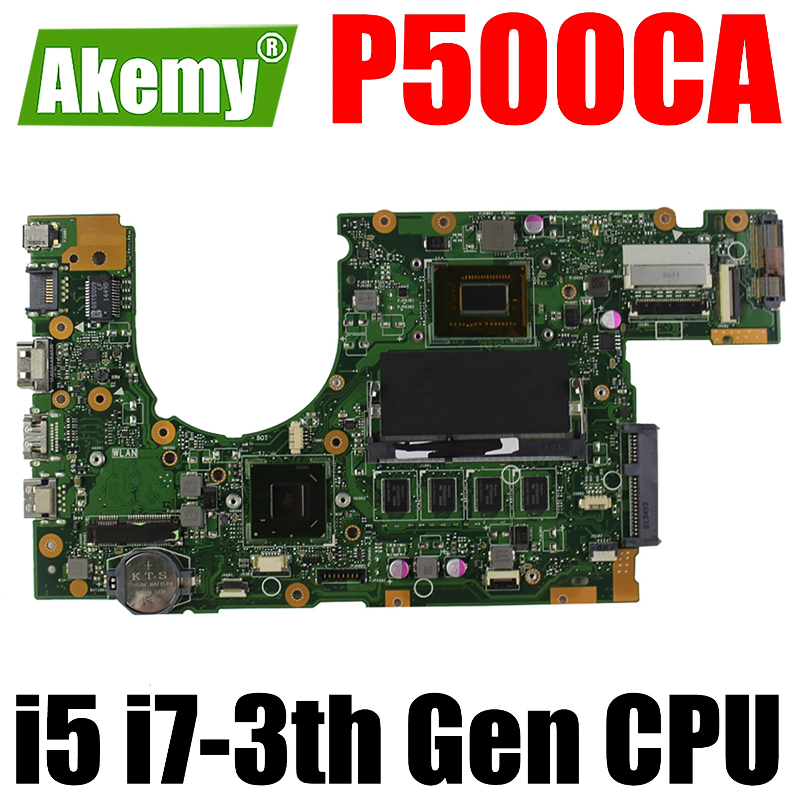 For ASUS P500CA Laptop Motherboard Mainboard P500CA i5-3th Gen i7-3th Gen CPU Notebook Mainboard