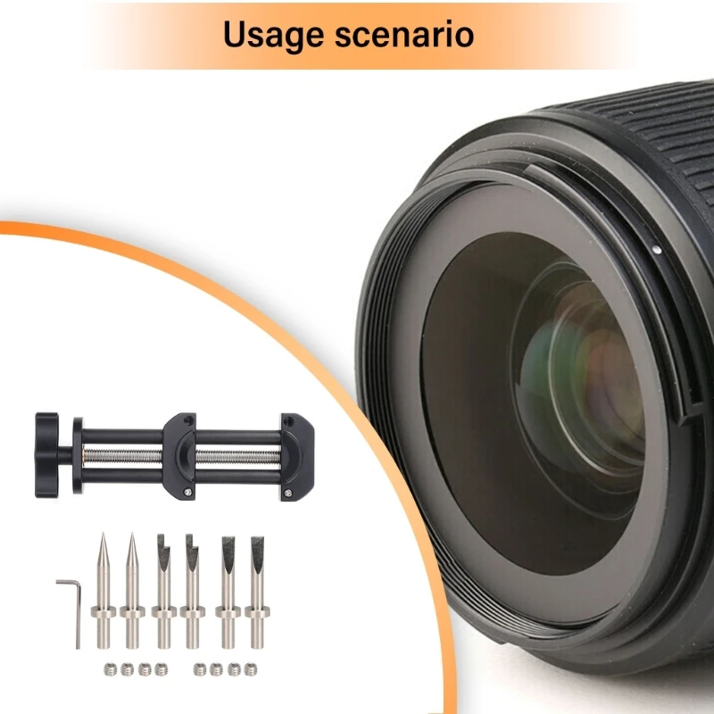 Набор инструментов для тисков объектива камеры. Точный инструмент фиксации