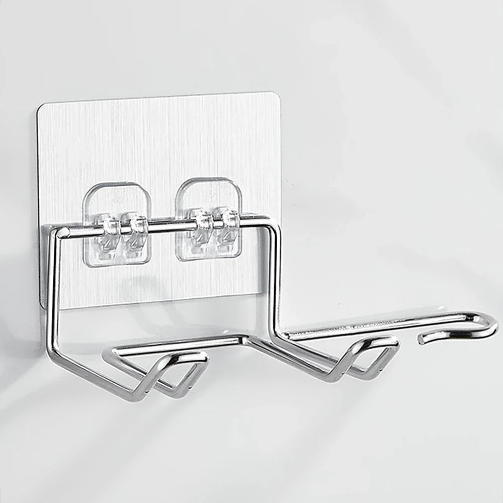 

Настенный Держатель Для Фена И Выпрямителя, Органайзер Для Ванной Комнаты