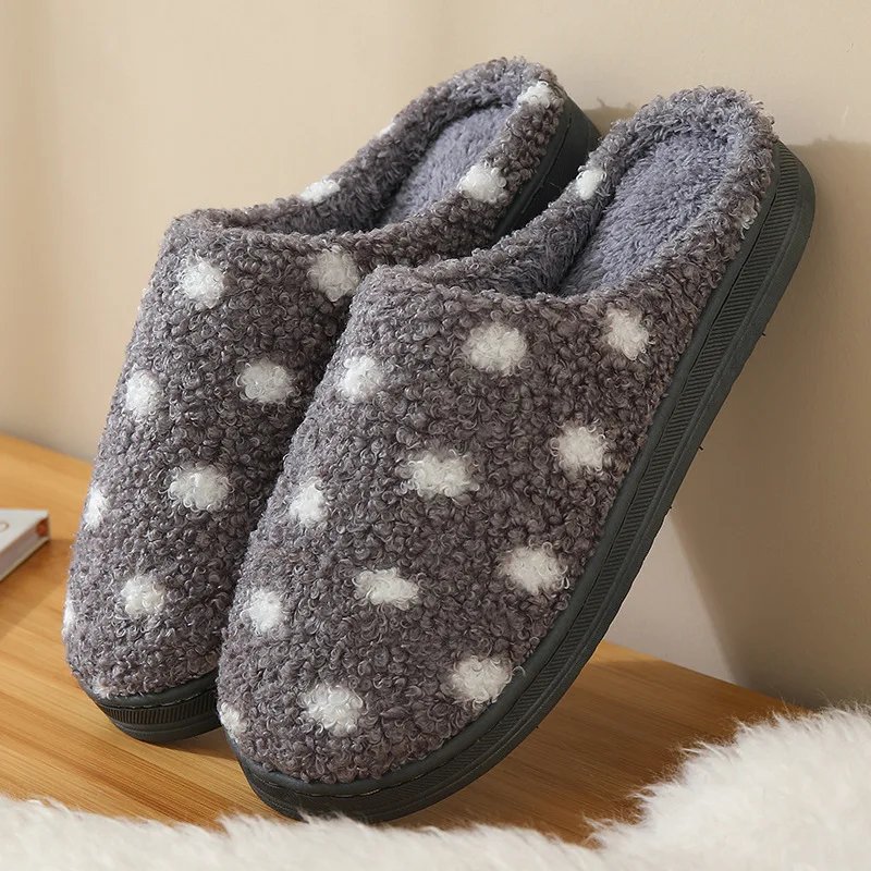 

Женские зимние домашние тапочки, Нескользящие мягкие зимние шлепанцы для телефона FW5450