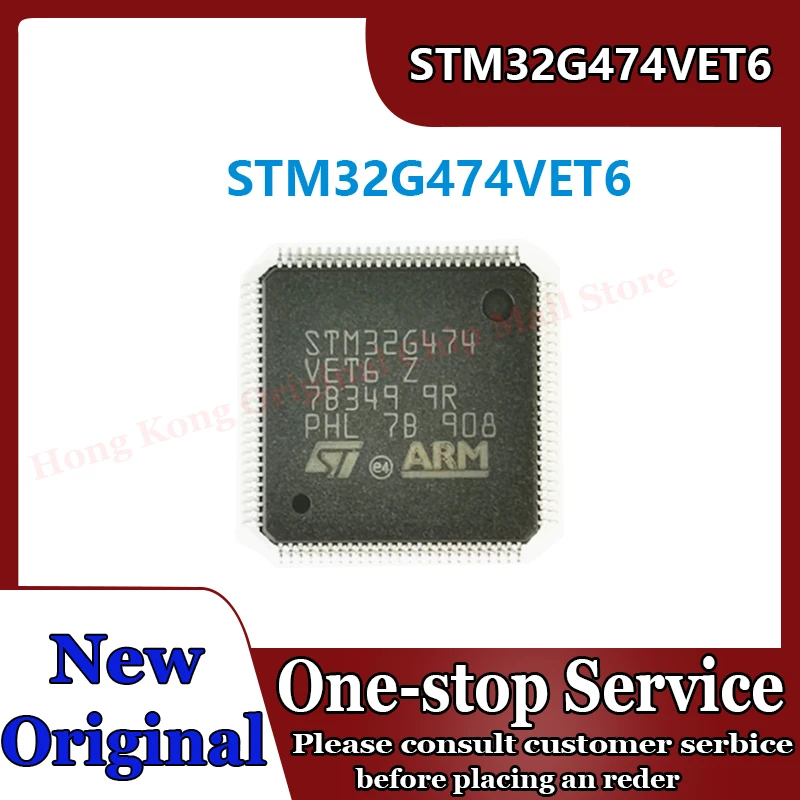 

1pcs/lot Original Genuine STM32G474VET6 STM32G474 VET6 STM32G4 Series STM32G STM ST IC MCU LQFP-100 in Stock