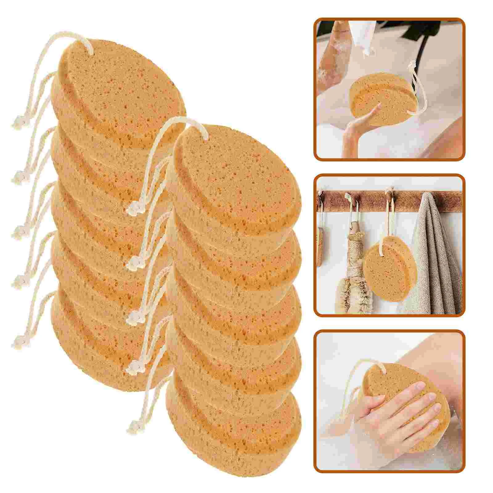 

Shower Sponges Adults Drop-shaped Bath Rub Mud Children Towel Honeycomb Wipe Baby Bathing