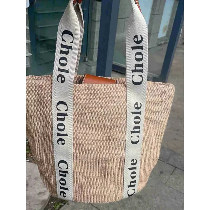 2023 Tote Bag Women Shoulder Bag Designer Holiday Style Straw Woven Totes New Summer Large-capacity Casual Bucket Handbag Cc Sac