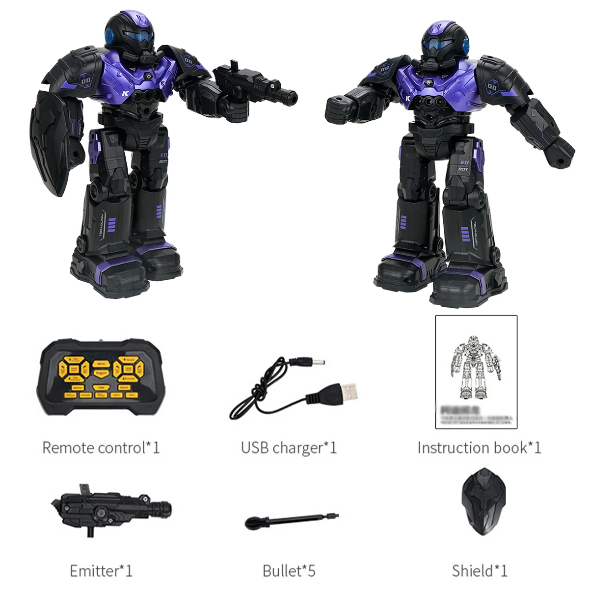 

RC Robot Programmable Robots Rechargeable Remote Control Intelligent Robot Gesture Sensing Robot Toy Gifts for children