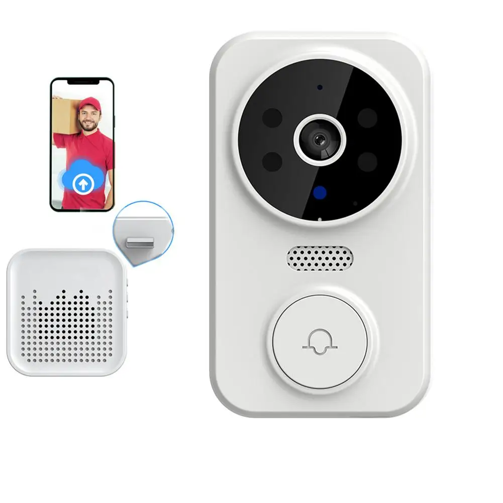 

M8 Smart Visual Doorbell Two-way Intercom Infrared Night Vision Remote Monitoring Security System Wifi Video Door Bell Wholesale