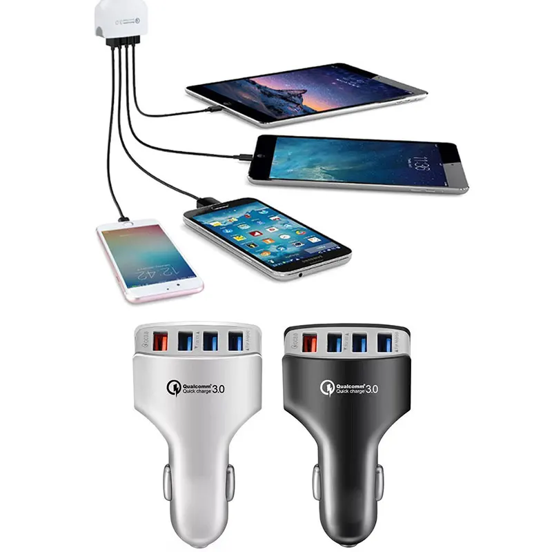 USB QC 3 0 Быстрая зарядка 12 В автомобильная мобильная автомобильный прикуриватель