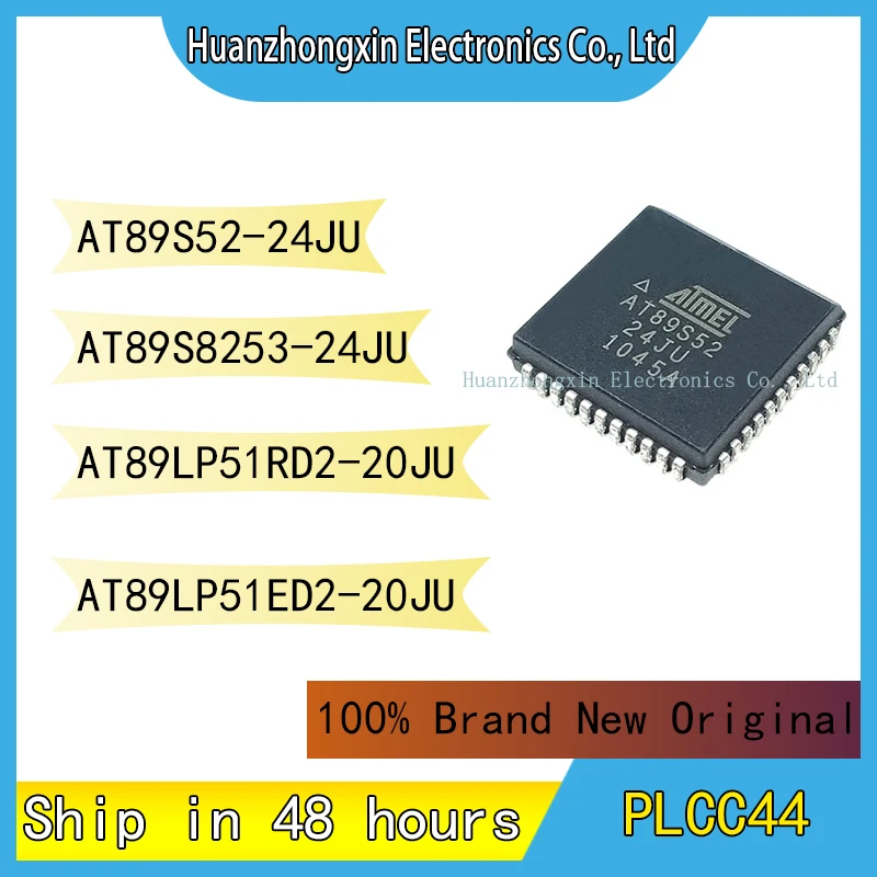 

AT89S52-24JU AT89S8253-24JU AT89LP51RD2-20JU AT89LP51ED2-20JU MCU Chip PLCC44 Integrated Circuit 100% Brand New Original