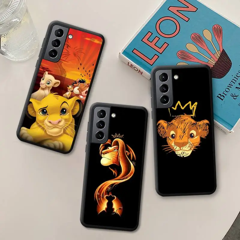 

The Lion King Simba Timon Phone Case Silicone Soft for Samsung Galaxy S21 Ultra S20 FE M11 S8 S9 Plus S10 5G lite 2020