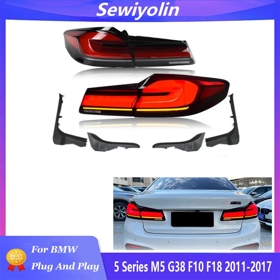 

Car Accessor G38 Tail Lights For BMW 530 540 G30 M5 F90 2017-2022 Facelift Rear Lamp DRL Signal Automotive Plug And Play Fog