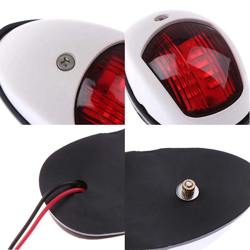 

2pcs/set LED Navigation Light Signal Warning Lamp Signal Lamp For Marine Boat Yacht Durable Long Service Life Easy Universal
