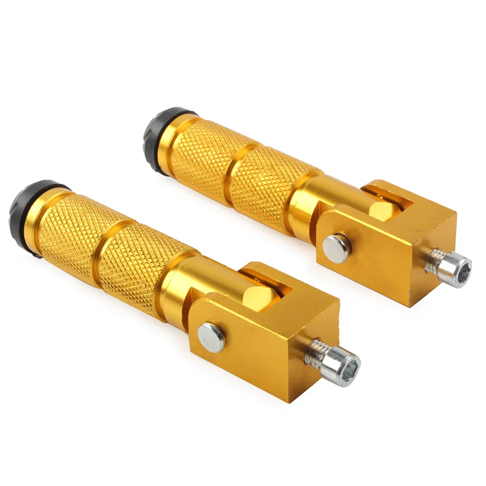 Универсальные подножки для мотоцикла 8 мм складные пассажирские Yamaha Honda Suzuki Kawasaki