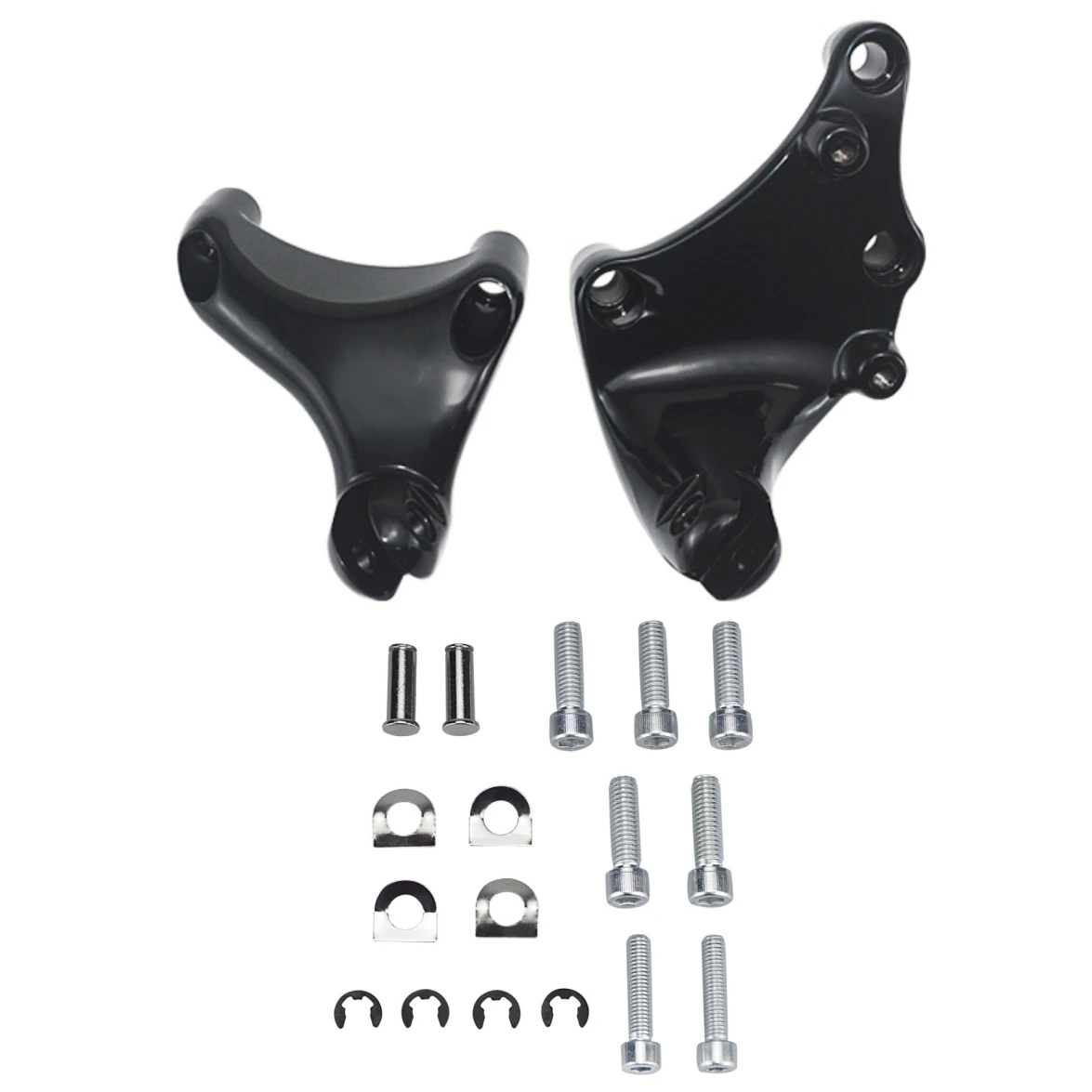 

Подножки для мотоциклов Задние пассажирские подножки Кронштейн педали для Harley Davidson Sportster XL1200 SuperLow Roadster Iron 883 2014-2022 аксессуары для мотоциклов