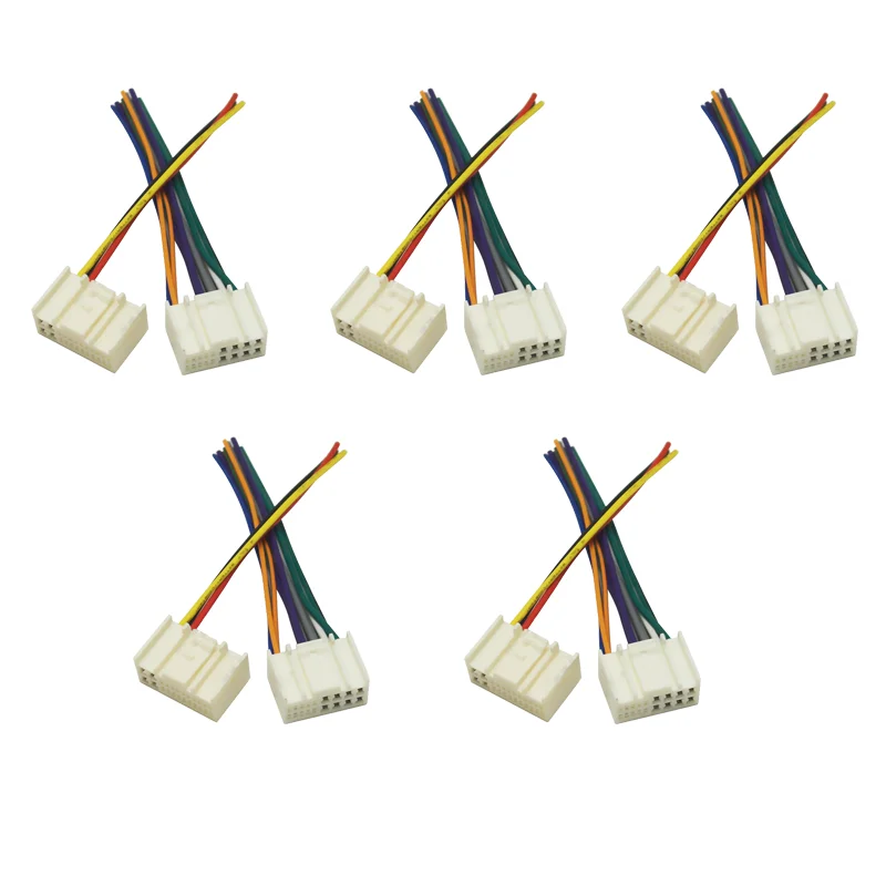 5 шт. автомобильный радиоприемник аудио провод питания адаптер для KIA K2/K3/K5/Sportage R