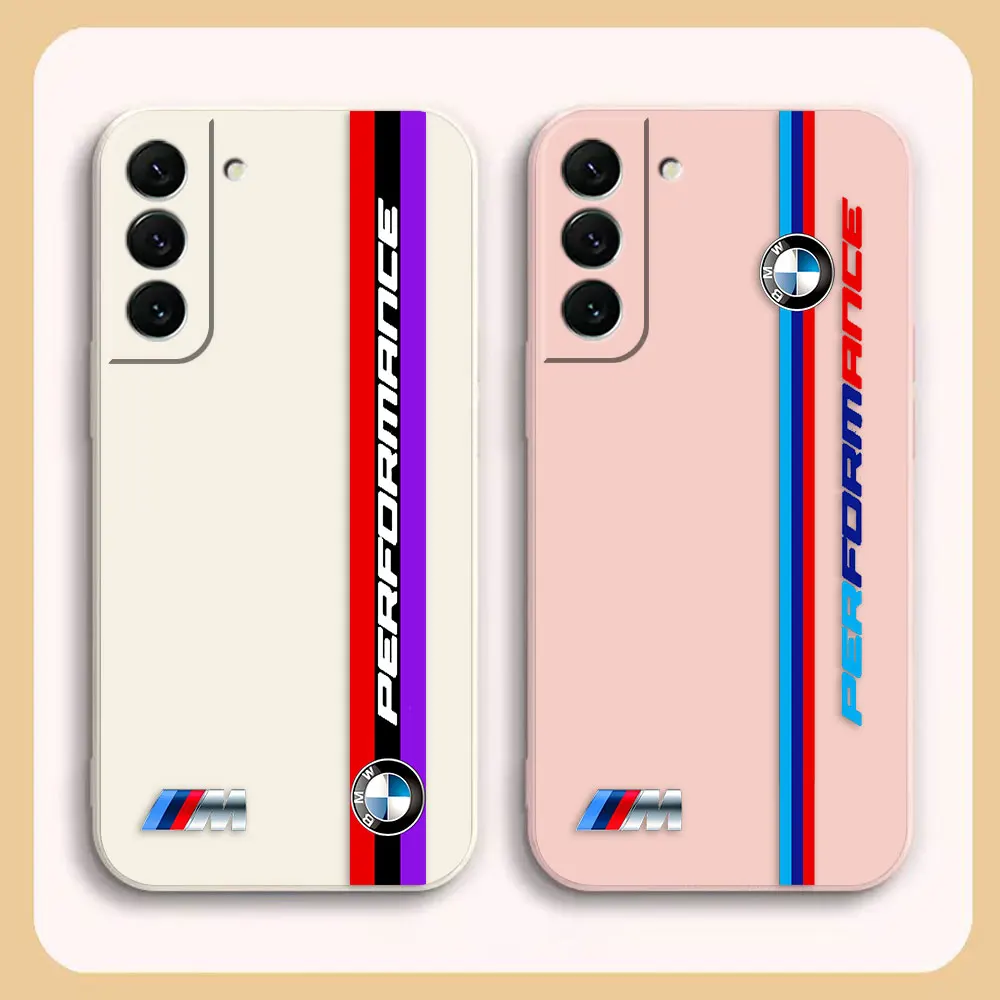 

Case For Samsung Galaxy S23 S22 S21 S20 FE S11 S11E S10 S10E S30 Ultra Plus 4G 5G Case Fundas Shell Luxury Sports Car B-BMW LOGO