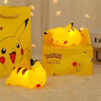 original pokemon figures pikachu night light decoration luminous toy pok%c3%a9mon go pocket monster pikachu model anime toys gift