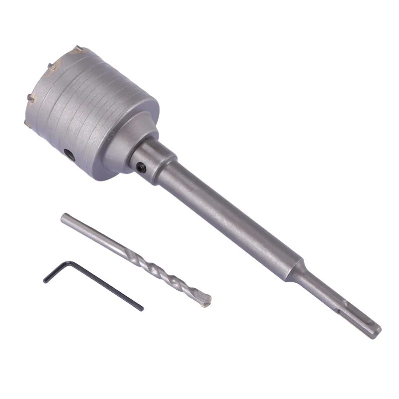 

Promotion! SDS Plus Shank Concrete Cement Stone 65Mm Wall Hole Saw Drill Bit 200Mm Rod Mark