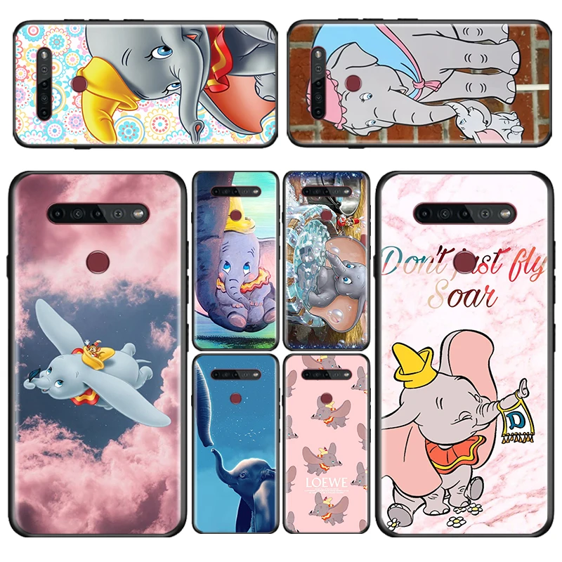 

Disney Elephant Dumbo For LG K92 K42 K22 K71 K61 K51S K41S K30 K20 2019 Q60 V60 V50 S V40 V30 G8S G8 X Black Phone Case