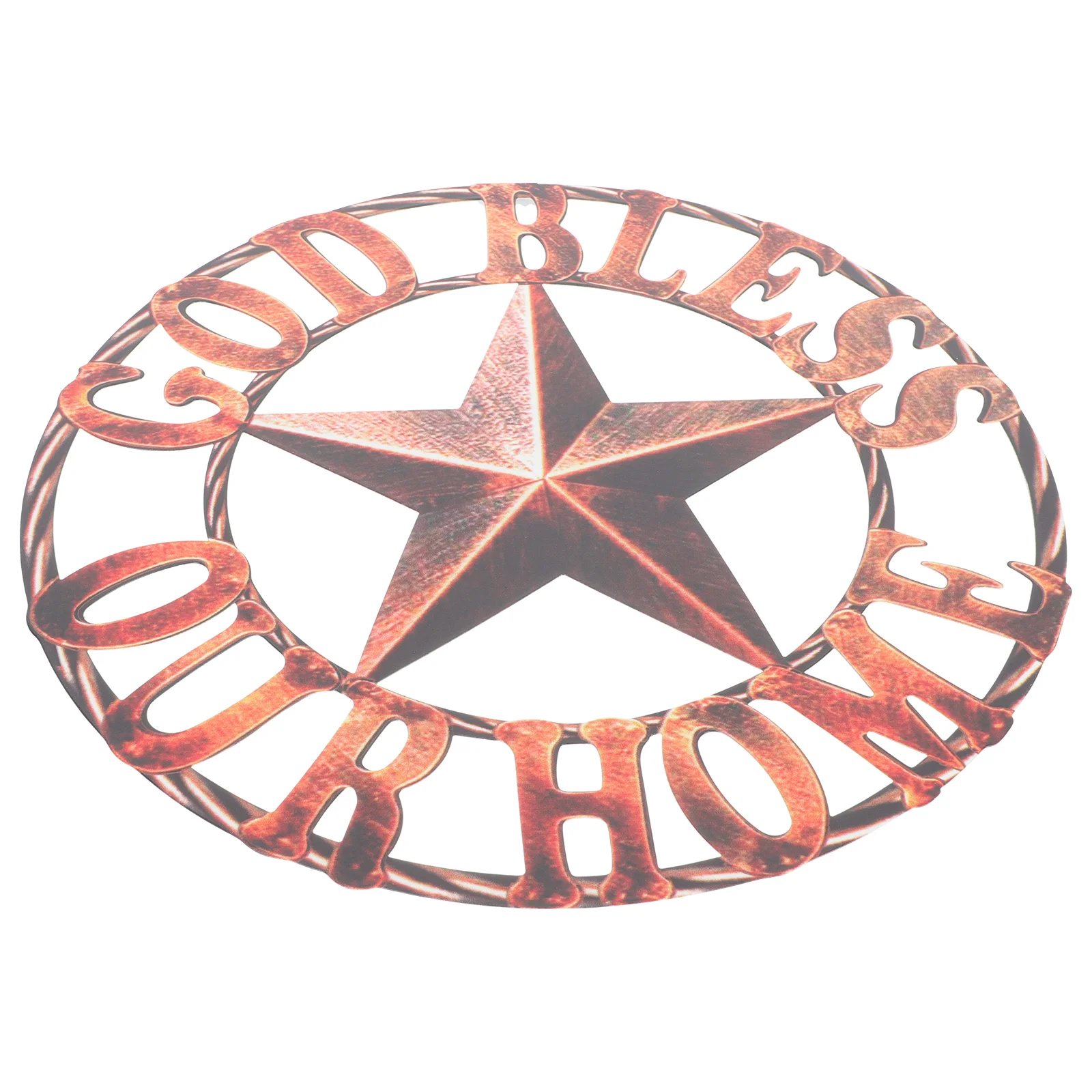 

Iron Wall Decoration Personalized Hanging Ornament Garden Hallway Pendant