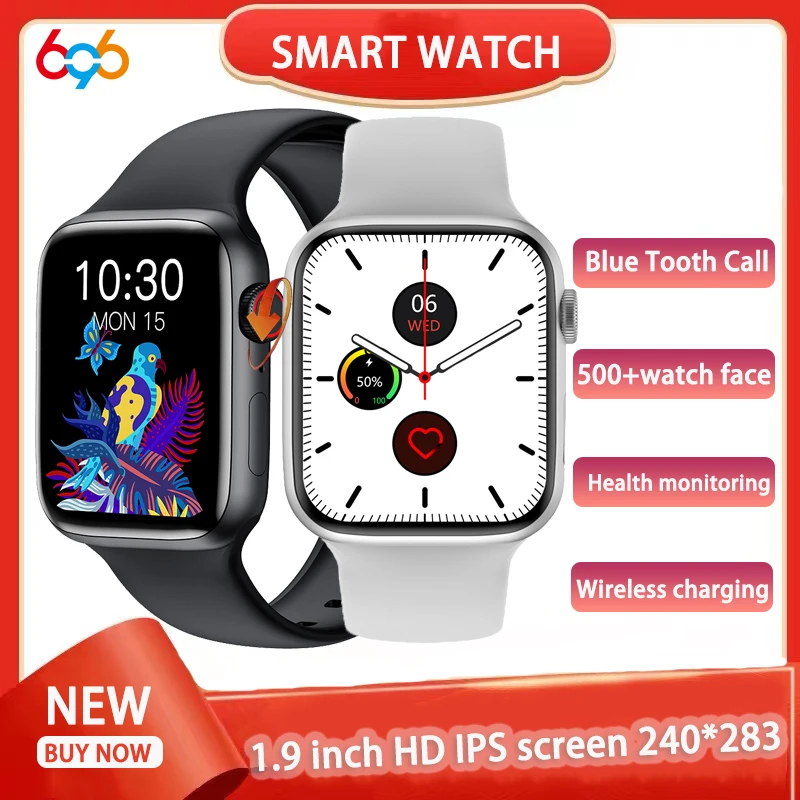 

2022 New Original Men 1.9 Inches Smart Watch Series 7 Blue Tooth Call Heartrate Sports Fitness Tracker Woman Smartwatch PK X8max