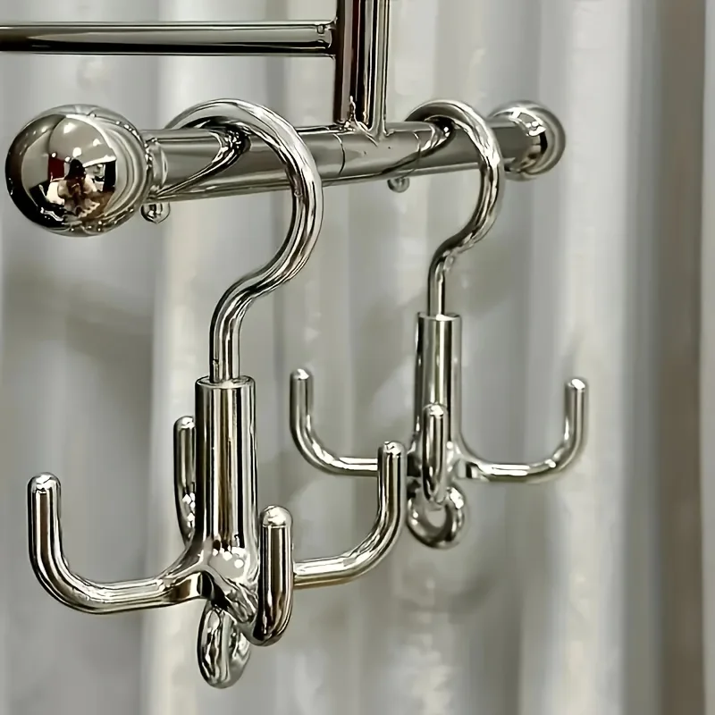 

Крючок вращающийся 4-х крючковый из нержавеющей стали