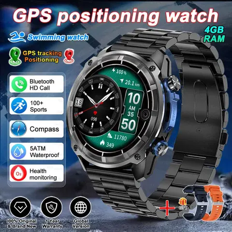 GPS умные часы 4ГБ  AMOLED
