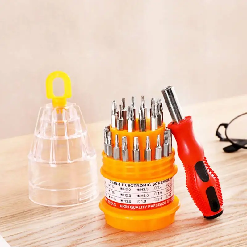 

31 In 1 Multifunctional Screwdriver Set Torx Repairing Tool Mini Precision Screwdriver Bit Set for Phone For Tablets Repair Tool