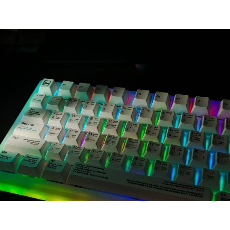 

131 Keys Programmer Keycap Cherry Profile PBT Dye Subbed для механической клавиатуры