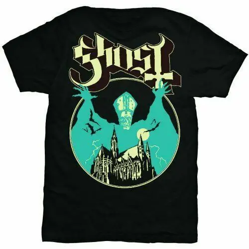 

Official Ghost BC T Shirt Opus Eponymous Black Classic Rock Metal Band Mens Tee