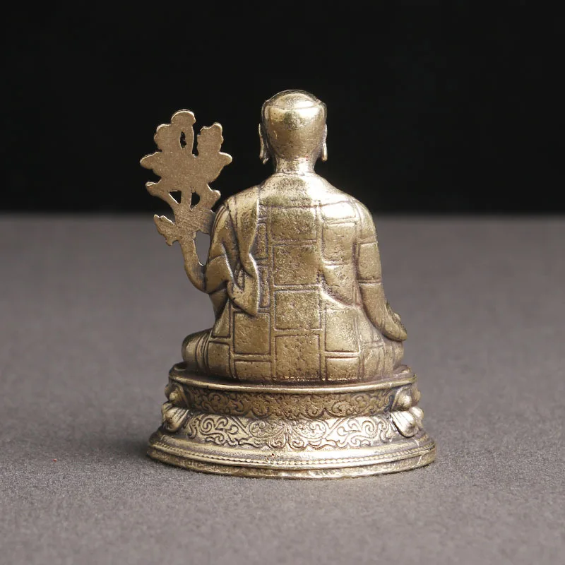 Статуя Будды Sakya Gongganinbu ретро Латунное настольное украшение
