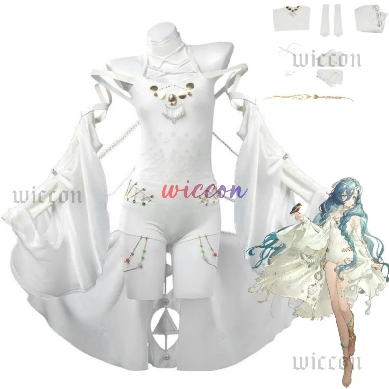 Реверс игры: 1999 тридцать семь косплей костюм новая кожа вниз в Grotto белые