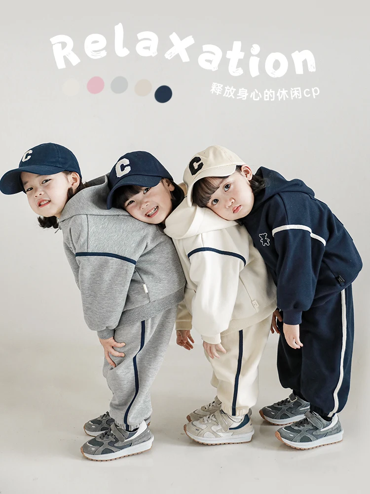 

Girl's Sweatsuits Girls’ Jogger Suit Zip Up Hoodies and Sweatpants 2PCS Tracksuit Outfits for Kids 5-13 Years Toddler Infant Boy