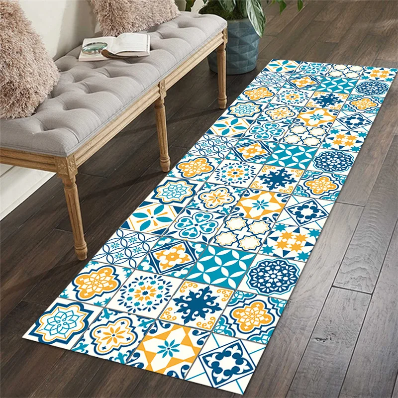 

Kitchen Rug Home Entrance Doormat Washable Modern Kitchen Mat Living Room Floor Mat Nordic Style Balcony Long Strip Door Carpet