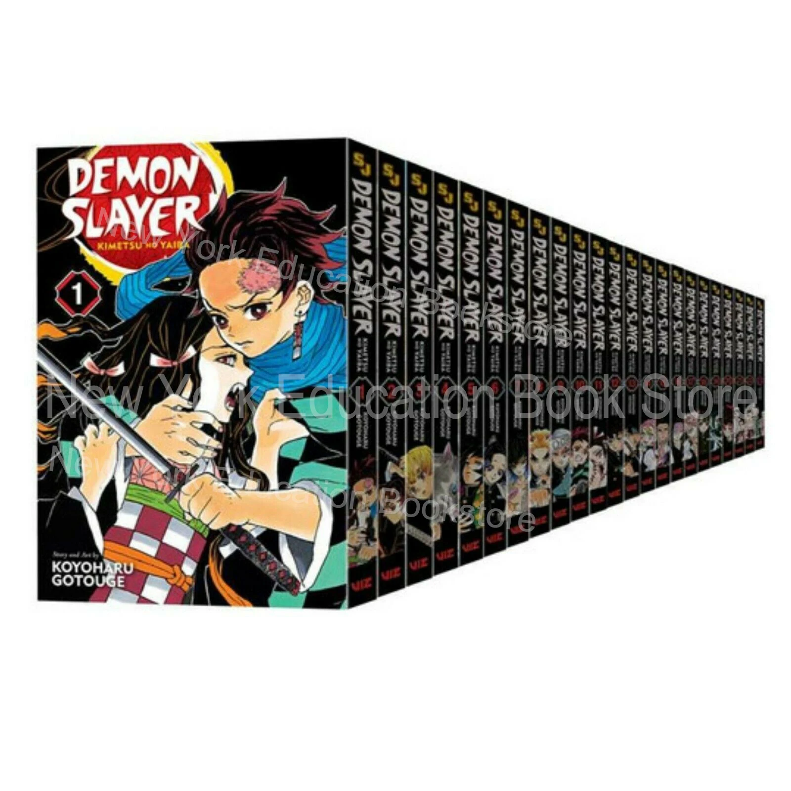 23 Books Anime Demon Slayer Kimetsu No Yaiba Manga Volume 1-23 English Version Comic Book