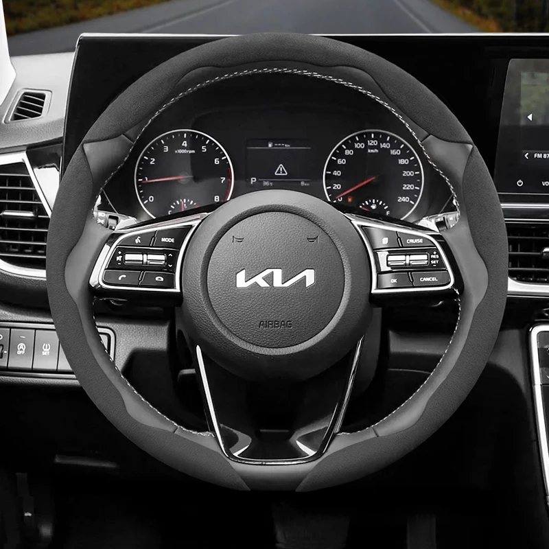 

Защелкивающийся чехол на руль KIA, подходит для ceed sportage 2017 3, picanto rio xceed stonic cerato k3 Soul Sonet, аксессуары