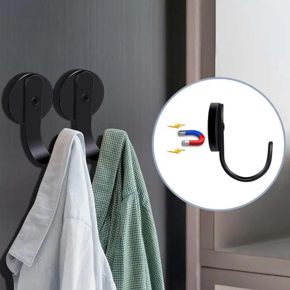

Strong Iron Hook for Metal Doors Strong Load-bearing Magnetic Hook Wreath Hanger Durable Holder for Home Garden Metal Front Door