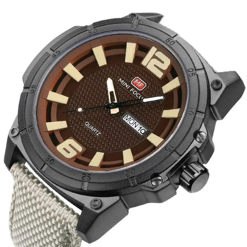 

2022 Luxury Brand Men Luxury Watch Military Quartz Watch Man Analog Date Clock Nylon Strap Wristwatches Relogio Masculino