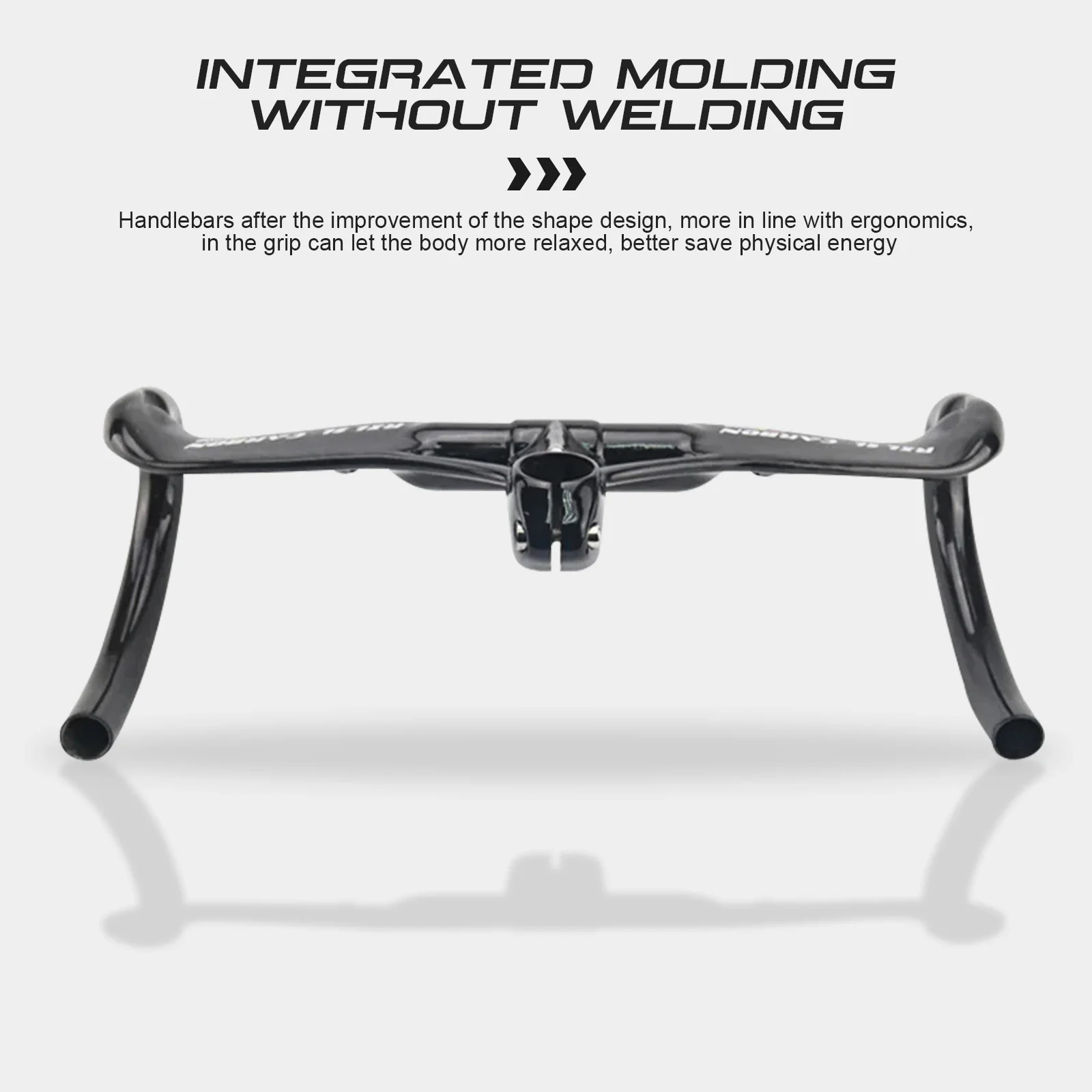 Карбоновый руль для шоссейного велосипеда интегрированный карбоновый с выносом