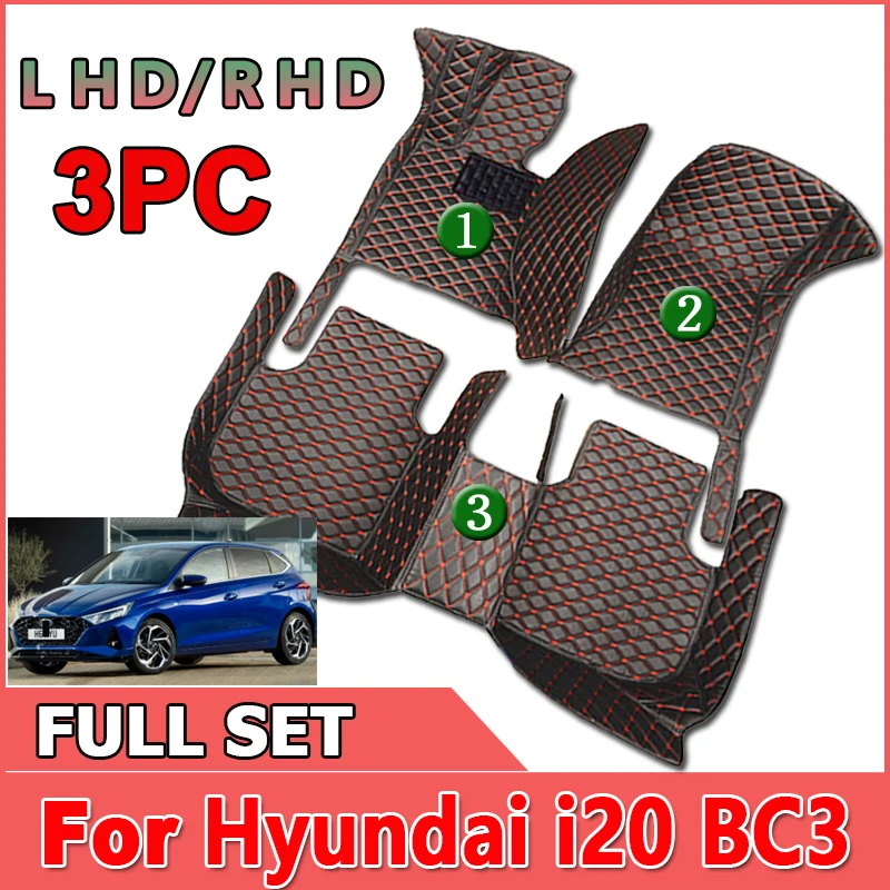 

Автомобильные коврики для Hyundai i20 BC3 2021 2022 2023 5, пылезащитный коврик, европейская версия ковриков, автомобильные аксессуары