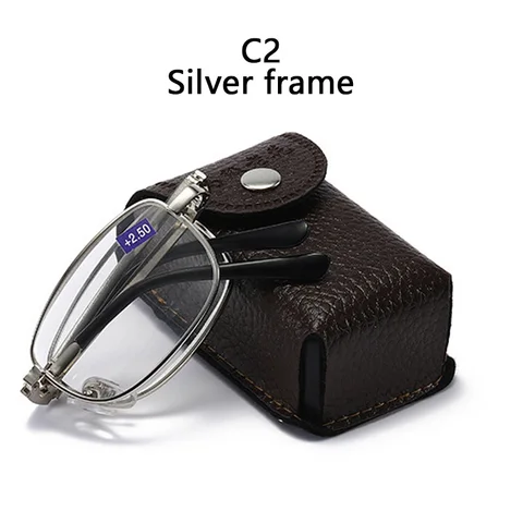 MOONBIFFY Портативные складывающиеся очки для чтения