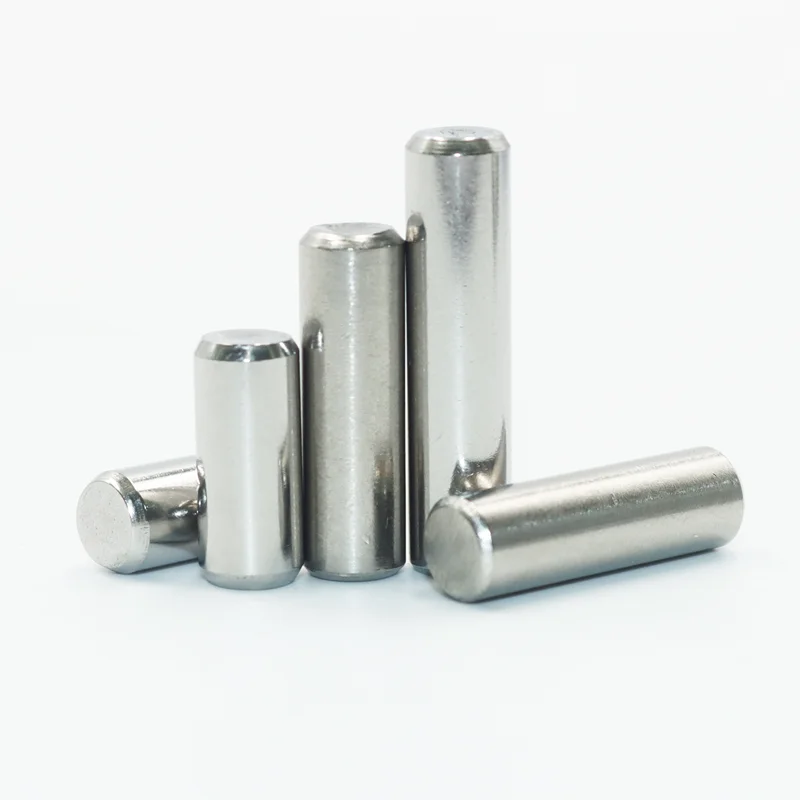 Stainles Steel Cylindrical Solid Pin dowel Locating Dowel M1 M1.5 M2 M2.5 M3 M4 M5 M6 M8 M10 Fixing Shaft Pins Round Rod