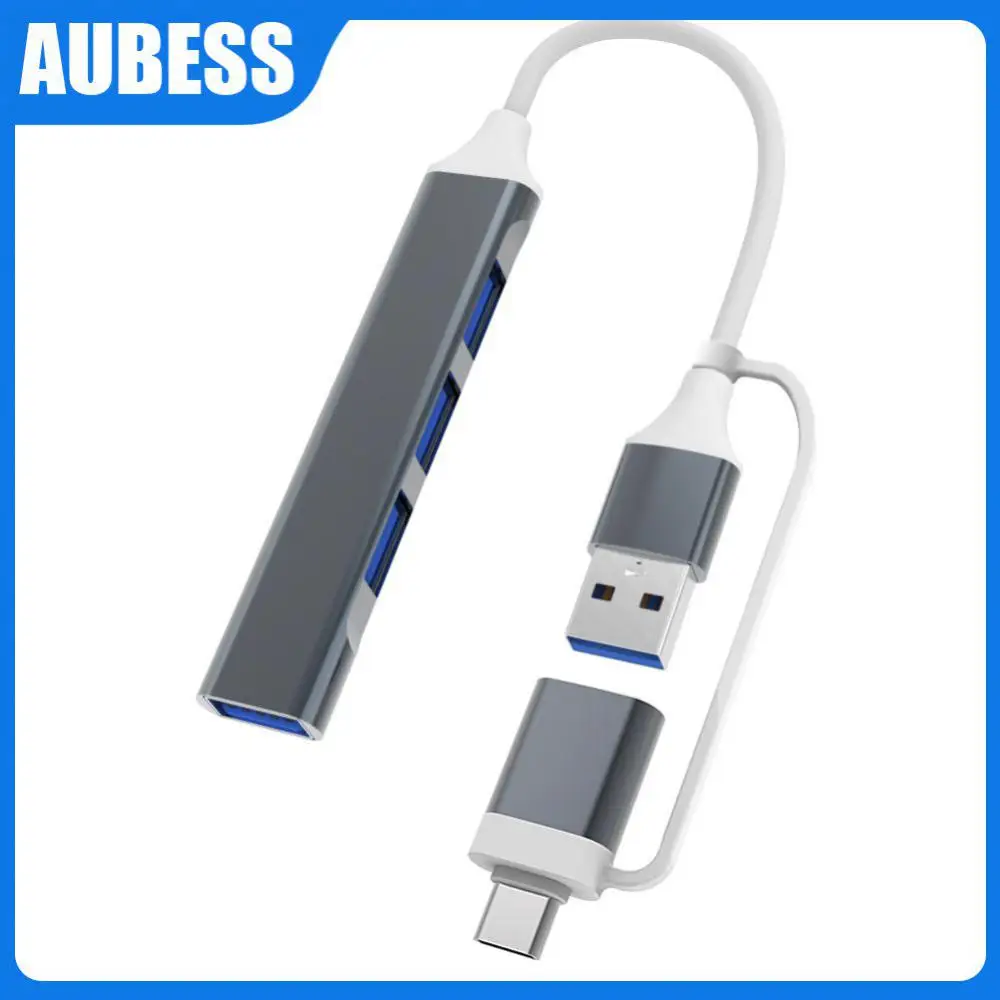 

Usb 3.0 2.0 Hub Ultra Slim Portable Usb Adapter Station Type-c Splitter For Laptops Tablets Smartphones Type C Usb Hub Dock Hot