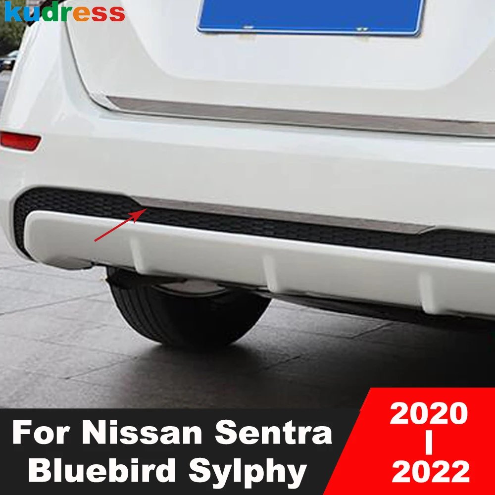 

Нижняя крышка бампера для Nissan Sentra Bluebird Sylphy 2020 2021 2022, стальная молдинговая полоса без наклеек, автомобильные аксессуары