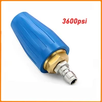 4 0 gpm 3600psi turbo rotating spray nozzle 360 degrre rotating turbo for pressure washer with 14 quick connect plug