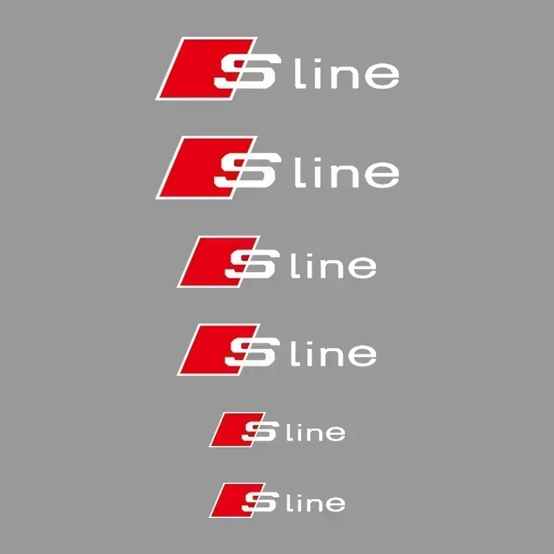 

6 шт. наклейки на автомобильный тормозной суппорт, наклейки на ступицу колеса для Audi A3 A4 A5 A6 Q3 Q5 Q7 RS3 S3 S4 S5 S6 S7 RS4 RS5 RS6 RS7 SQ5 SQ7 B5 B7