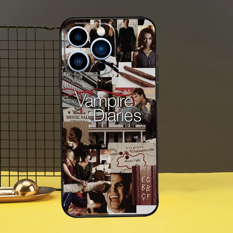 Чехол The Vampire Diaries для Apple iPhone 11 14 12 Pro Max mini XS XR X 8 7 Plus SE 2020 13.