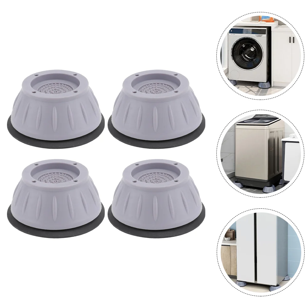 

4PCS Washing Machine Anti-shock Anti-slip Heighten Base Furniture Heighten Pad