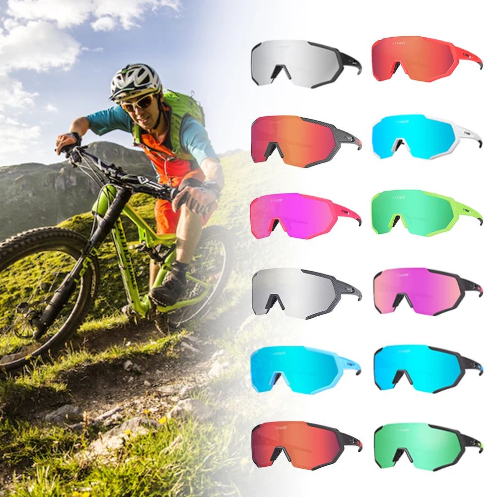 

3 Lenses Polarized Cycling SunGlasses MTB Bicycle Cycling Eyewear Ciclismo Men Women Cycling Glasses Mountain Racing Bike Goggle