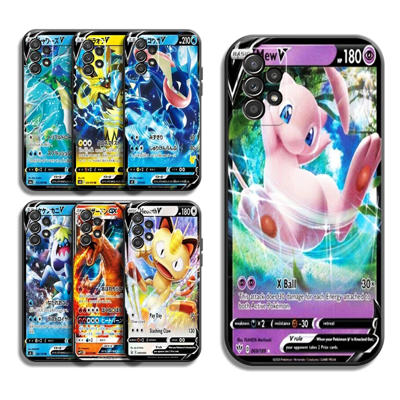 

Pokémon Flash Card Phone Cases For Samsung Galaxy S20 S20 FE S20 Lite S20 Ultra S21 S21 FE S21 Plus Ultra Funda Coque Carcasa