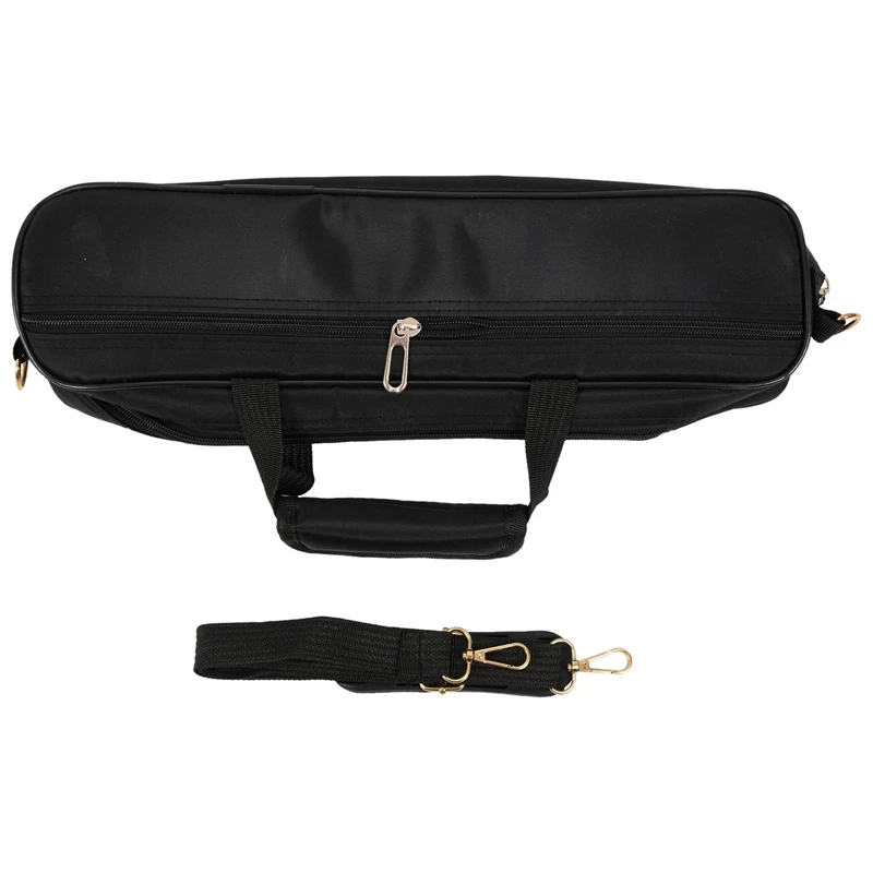 

Water-Resistant Flute Case Oxford Cloth Gig Bag Box For Western Concert Flute With Adjustable Shoulder Strap For Pocket Cotton