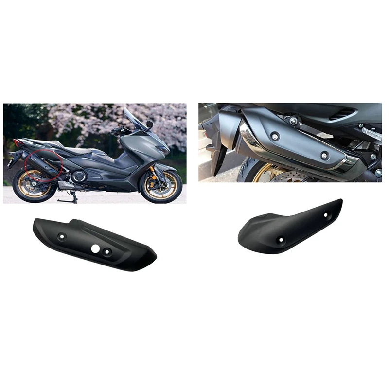 

Motorcycle Exhaust Muffler Pipe Heat Shield Cover Protector Fit for YAMAHA T-MAX 560 2020 TMAX 530 17-19